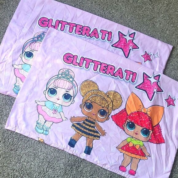 Like New! Pair of L.O.L. Surprise Doll Pillowcases - Picture 1 of 5